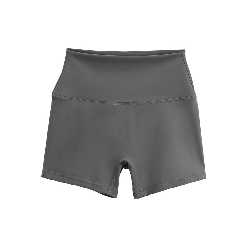 European and American Style Women's Sports Fitness Shorts Elastic Yoga High-Waisted Back Pocket Decorative Peach Butt Sexy Shorts