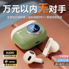 国境を越えた新型BT33無線bluetoothイヤホン半入耳騒音低減運動復古長航続高音質携帯電話