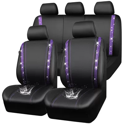 Car Seat Covers, Universal — Universal seat cover - purple-diamond-9-piece-set-universal-model