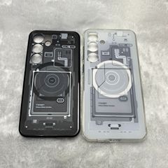 Spigen はサムスン S25Ultra 携帯電話ケースファインホール s24plus 保護カバー s23 透明ハードシェルバックカバーに適しています