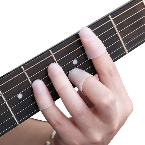 Guitar fingertips left hand anti-pain fingertips ultra-thin ukulele fingertip finger protector fingertip fingertip protector