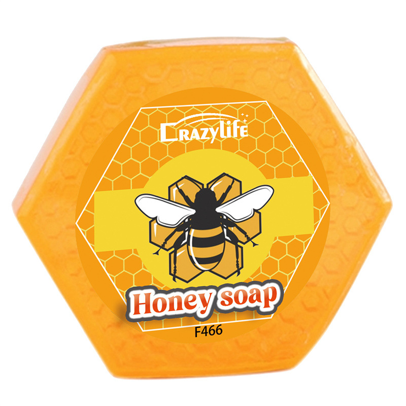 Crazylife medus roku darbs mitrinošas vannas ziepes ar ēterisko eļļu un propolisu_voghion.com