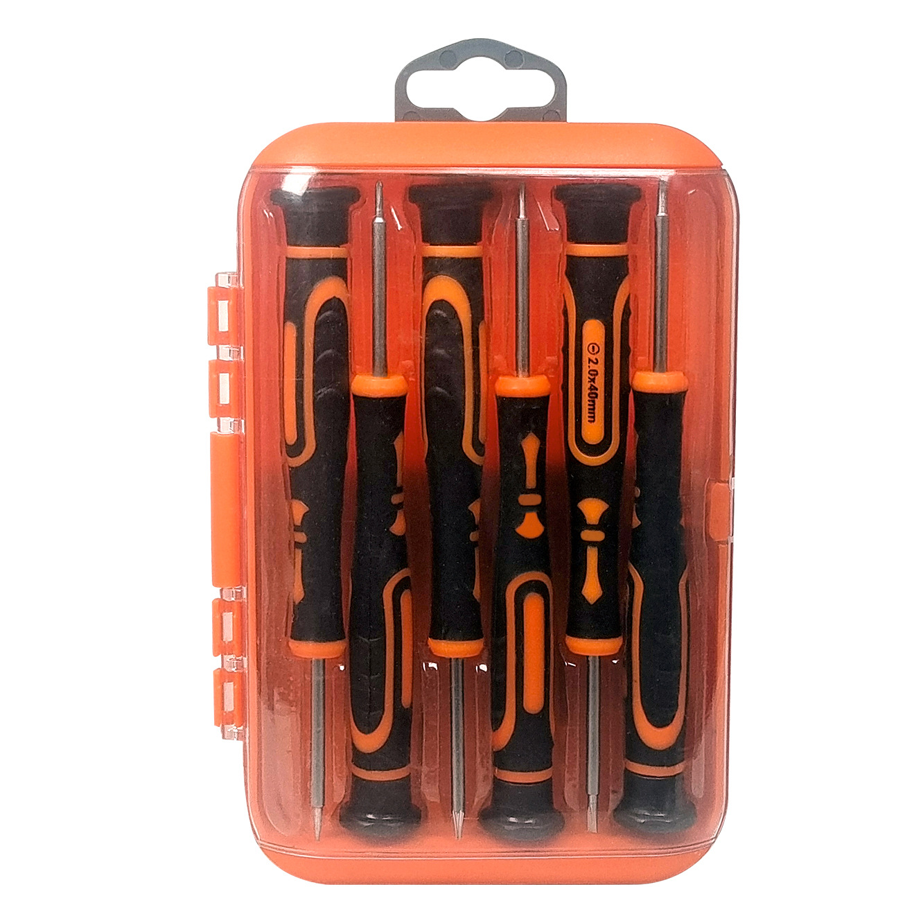 6PC teléfono móvil reloj desmontaje reparación telecomunicaciones destornillador en caja Cruz una palabra estrella de cinco puntas destornillador de ciruela