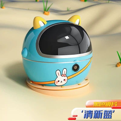 Electric car tail box: storage box waterproof large - second-generation-astronaut-fresh-blue-single-tail-box-can-be-installed-directly-on-models-with-tail-racks