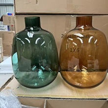 落地装饰厚雪柳插花器特厚大肚马醉木客厅网红简约现代摆件