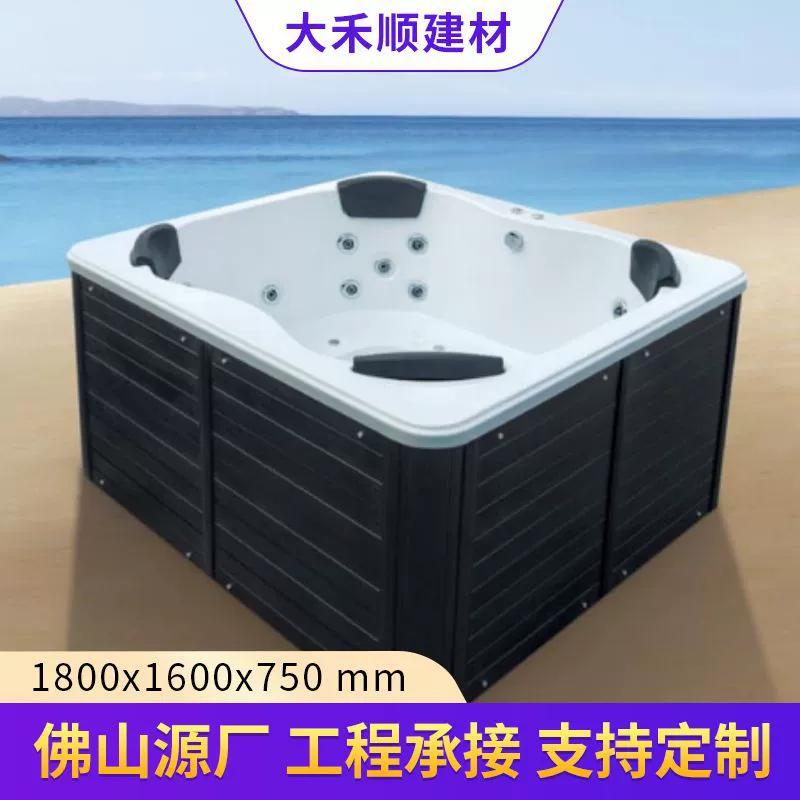 Вилла-отель с бассейном, горячими источниками, открытой гидротерапией для нескольких человек, уличным спа-комплексом, акриловым массажным бассейном с постоянной температурой и функцией волнового массажа.