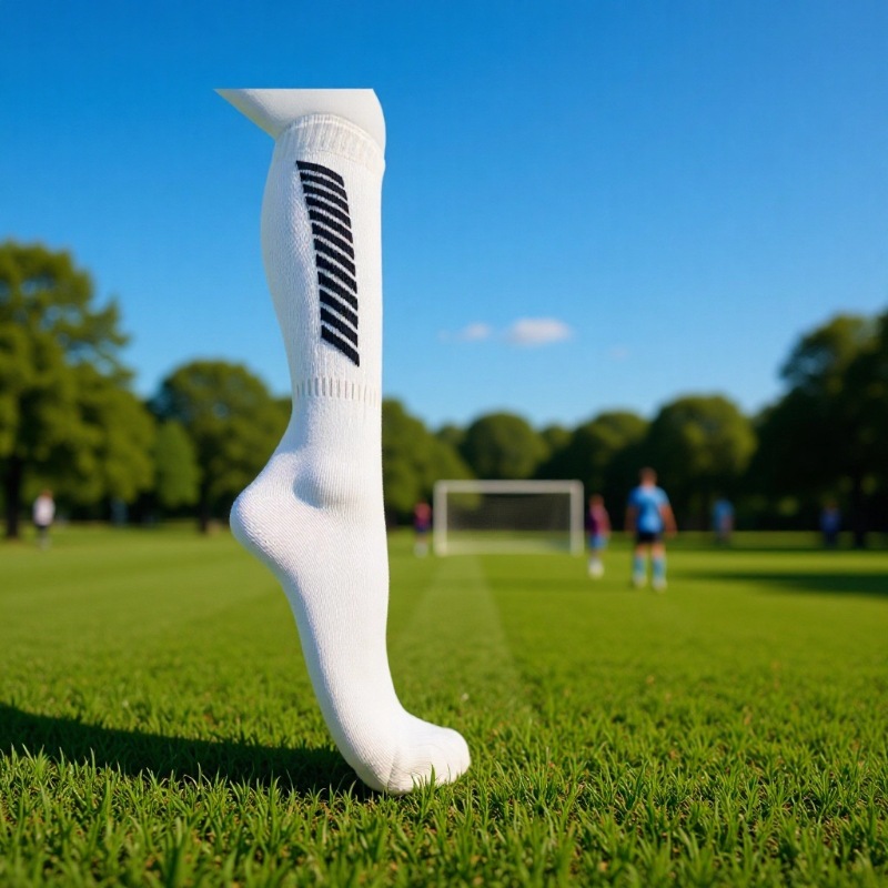 Foreign Trade Basketball Socks Football Socks Manufacturer Stripesd Football Socks White Sports Stockings Football Socks