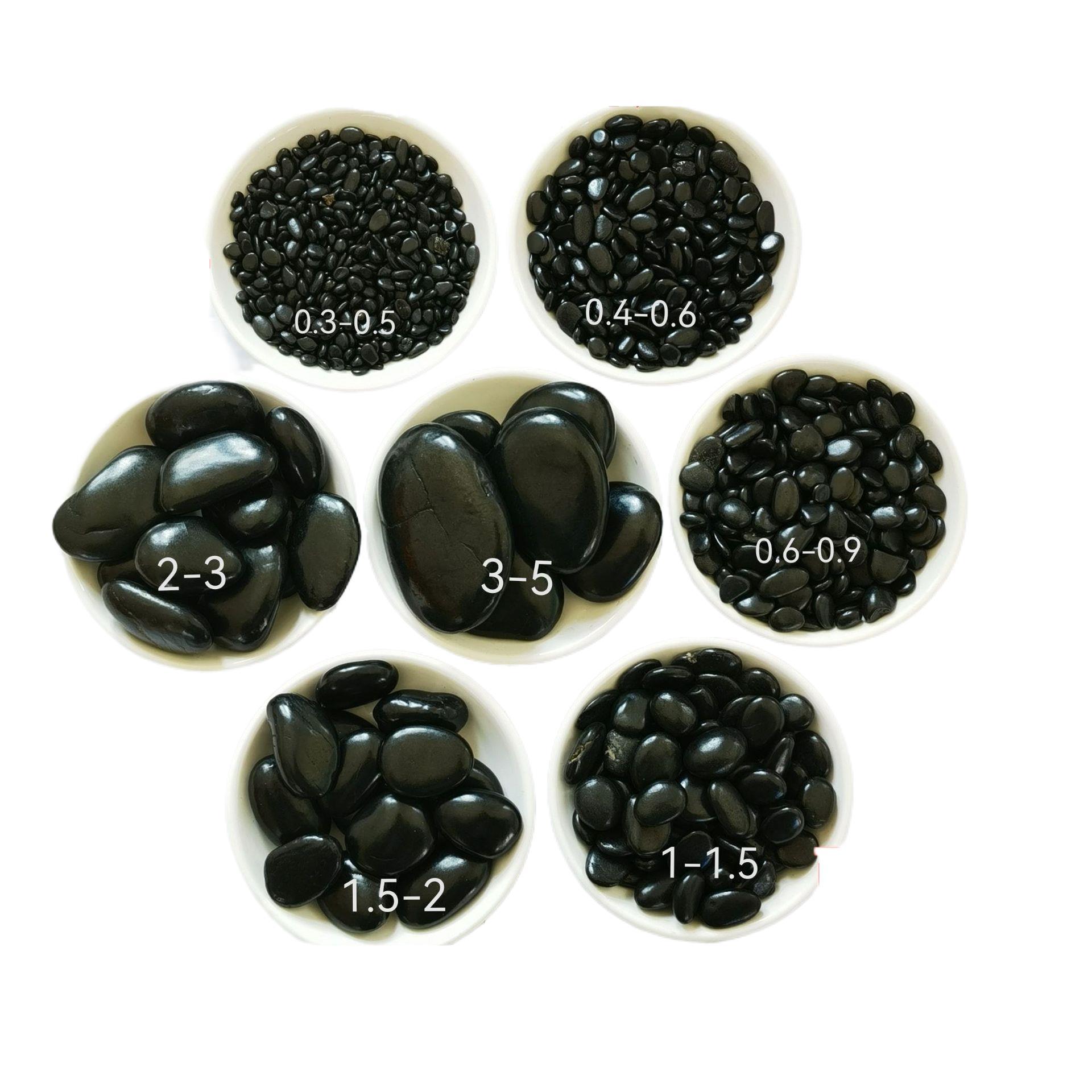 黑色鹅卵石砾石雨花石原料产地厂家直销商洛福建厦门泉州龙岩