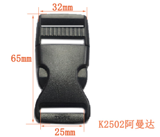 Zhengxin hebilla de plástico de alta calidad hebilla bolsa accesorios mochila hebilla ajustable hebilla femenina POM material hebilla de la cintura