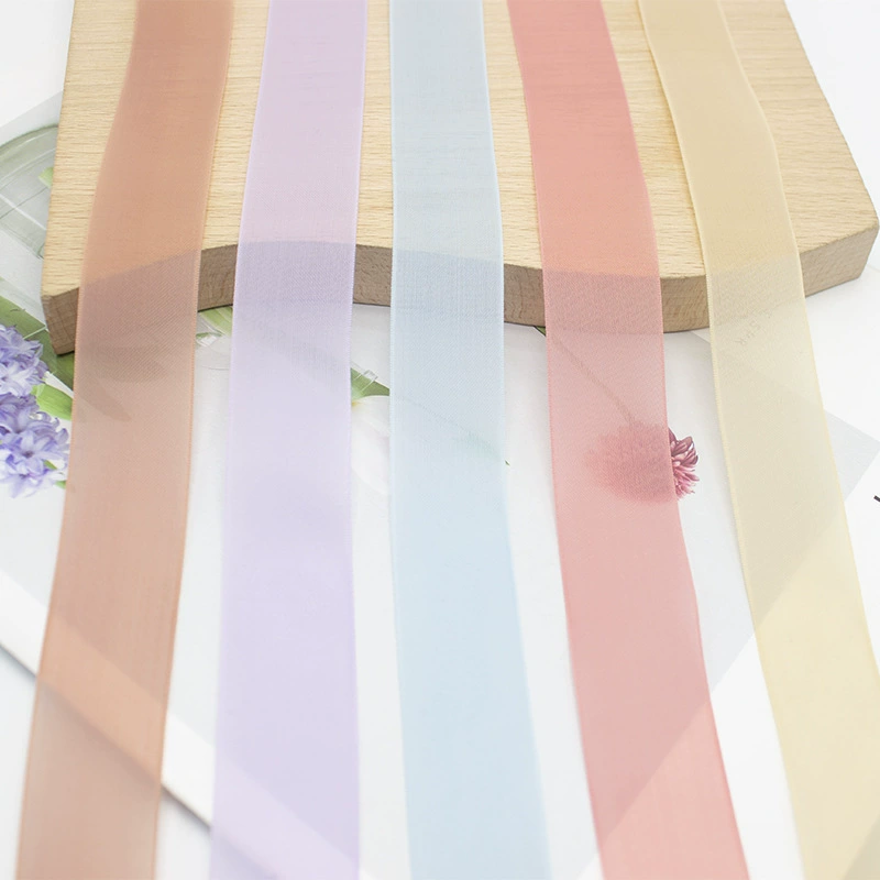 2.5cm желе пряжа снежная лента с лентой букет упаковка атласная лента с лентой для торта с лентой diy материал цветочное искусство