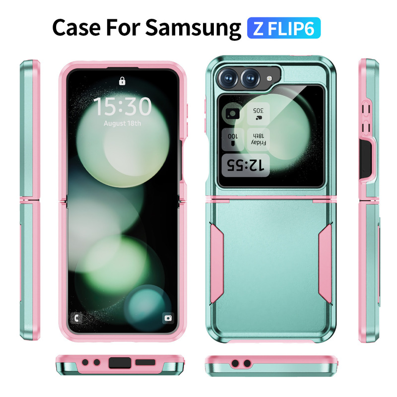Mobile Phone Case for Samsung ZFLIP6 ZFLIP5 Trailblazer ZFliP4 Two-in-One Drop Protective Case for Men