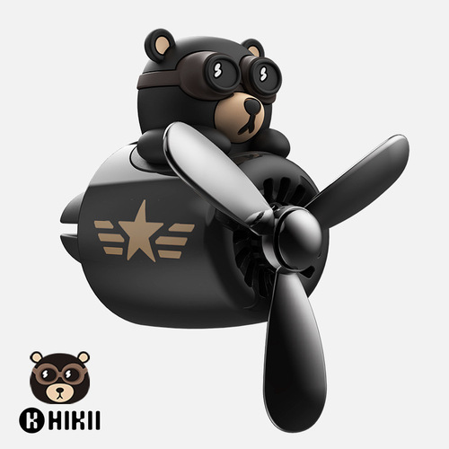 Hako Bear Car Aromatherapy Air Conditioning Vent Fan Car Interior Decoration Ornaments Fragrance Car Supplies Car Perfume