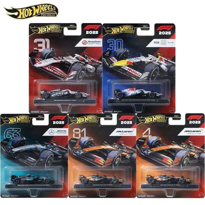 Hot Wheels Gold Label 1:64 Mclaren Haas Red Bull Boys F1 Formula Racing Alloy Car Model Hot Wheels Gold Label 1:64 Mclaren Haas Red Bull Boys F1 Formula Racing Alloy Car Model