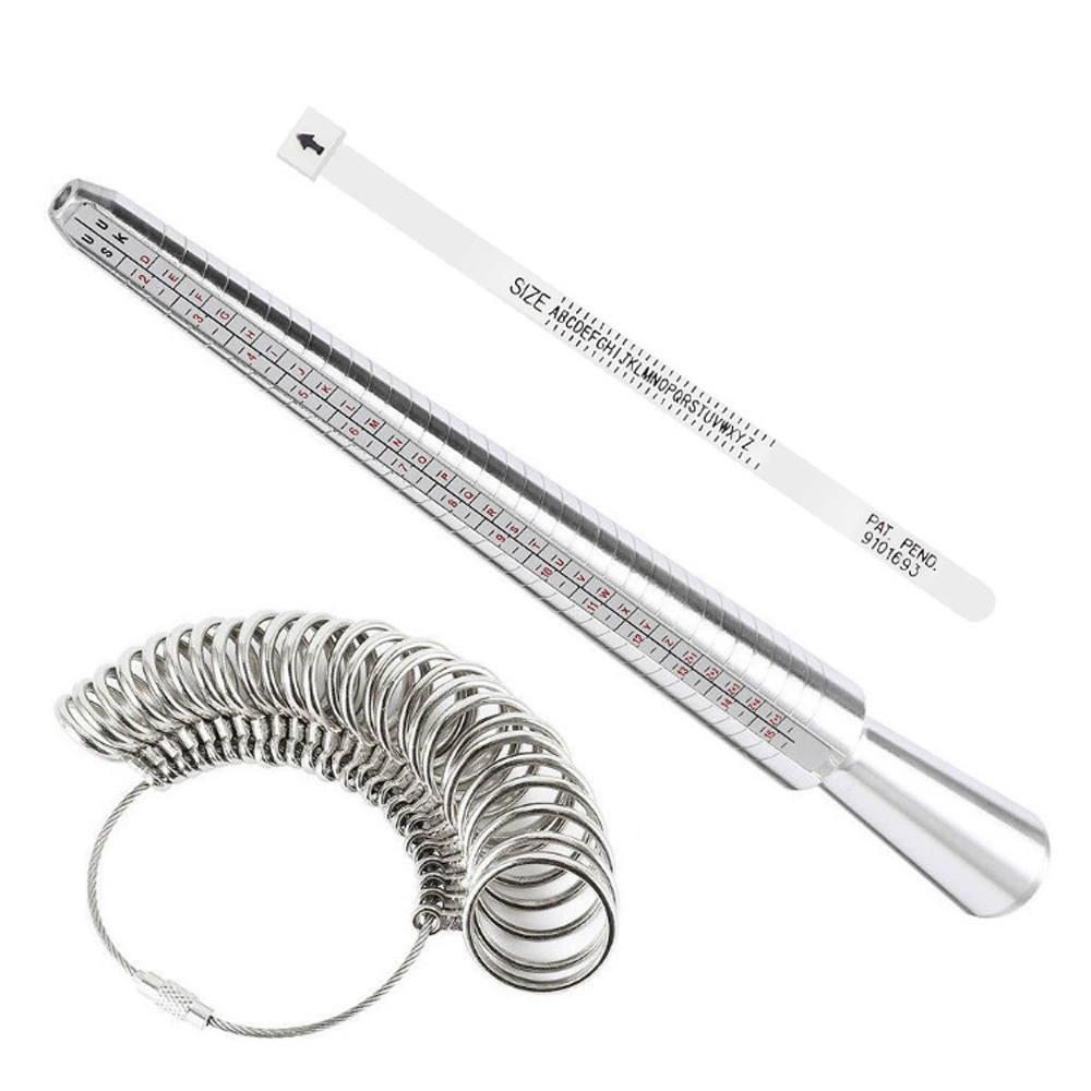 UKUS металлическое кольцо измерительный набор красоты измерительный набор англо-измерительный набор ring sizer