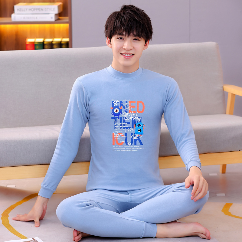 Otoño e Invierno adolescentes niños ropa de otoño pantalones largos traje niños la escuela secundaria media y grande ropa interior los niños suéter algodón