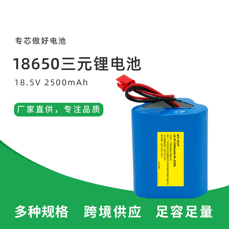 沃德能源18650 18.5V 2500mAh 动力3C 拖地机扫地机锂电池组