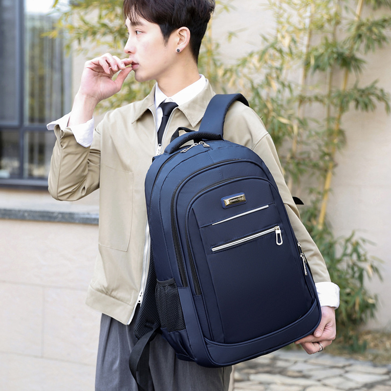 New for men, large capacity computer travel bag, business backpack, middle and high school student backpack_voghion.com