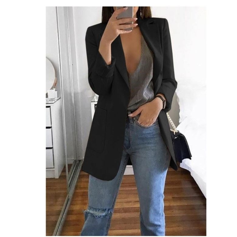 Women Ladies Fashion Casual Blazer Suit...