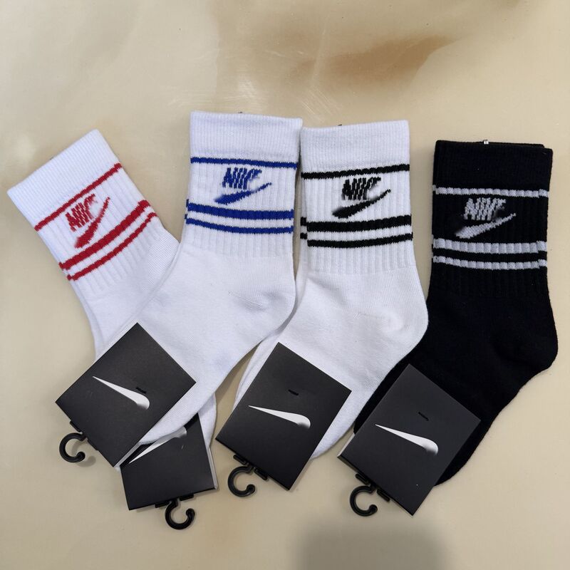 Nk Socks for Men, Women, Babies, and Children, Cotton Socks with Clover Stripes, Nike Nb New Balance Trendy Classic Student Socks Nk Socks for Men, Women, Babies, and Children, Cotton Socks with Clover Stripes, Nike Nb New Balance Trendy Classic Student Socks