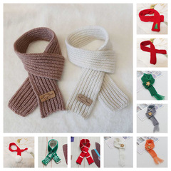 Bestselling Leader Dog Scarf Clothing Accessory 20cm Cotton Doll Knitted Woolen Neckwear Set Wholesale