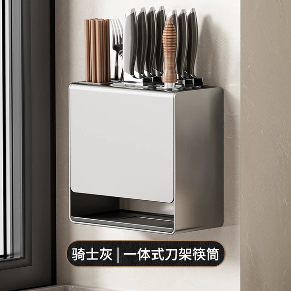 Gun ash - knives and chopsticks integrated rack (dual use for countertops/walls)