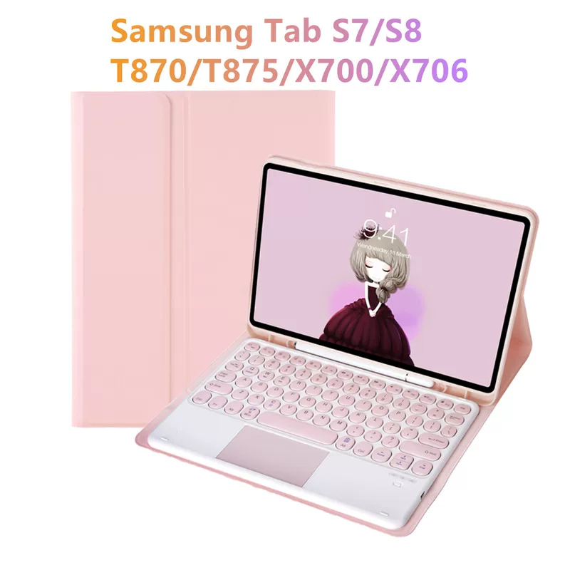Samsung, S8, совместимая клавиатура, защитный чехол, S7, x700, bluetooth, T870
