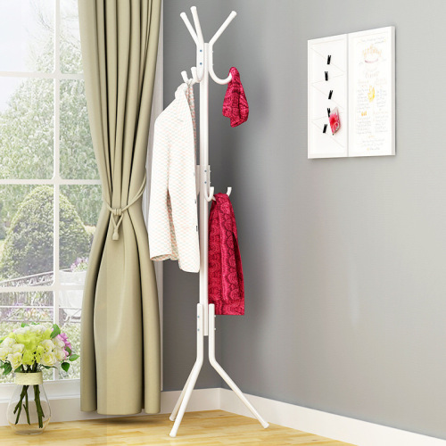 Yaruifan iron coat rack 9-hook clothes hanger bedroom clothes hanger simple modern fashion clothes rack steel pipe assembly