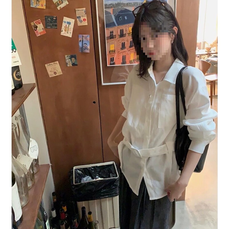气质收腰ONION韩系设计感衬衫春夏季宽松显瘦休闲女上衣|undefined