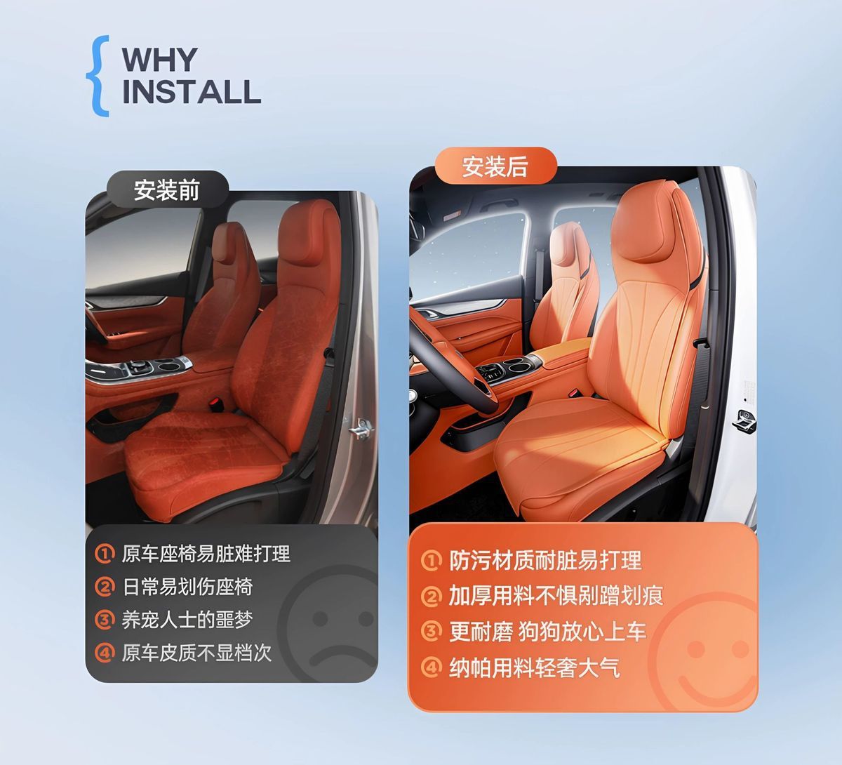 Suitable for Geely Galaxy M7 Seat Cushions, All-Season Universal Car Ventilated and Breathable Seat Cushions, Seat Covers, Interior Decoration Items