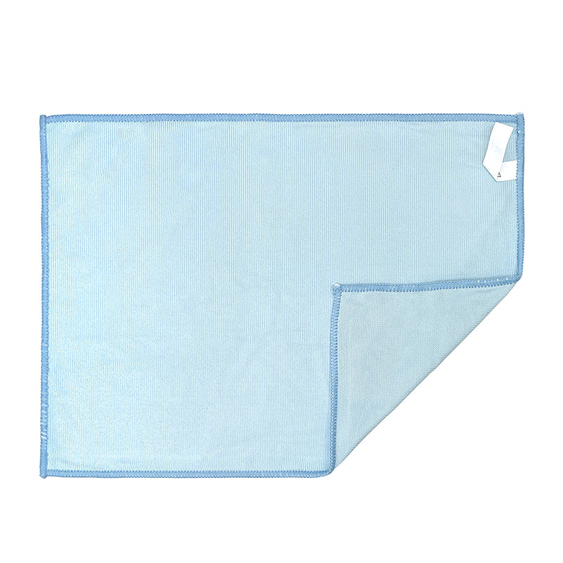 Paño de limpieza de tela de vidrio fibra ultrafina aceite absorbente fuerte eliminación de artefactos de vidrio almohadilla de fregado para el hogar sin costuras