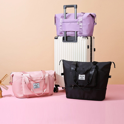 可折叠旅行包短途手提超大容量健身包轻便待产收纳出差行李袋新款