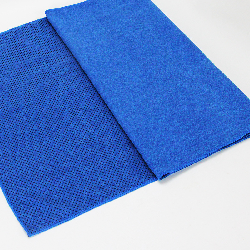 Microfiber Ant Cloth Pvc Non-Slip Plastic Yoga Towel Gym Yoga Towel Outdoor Sports Towel