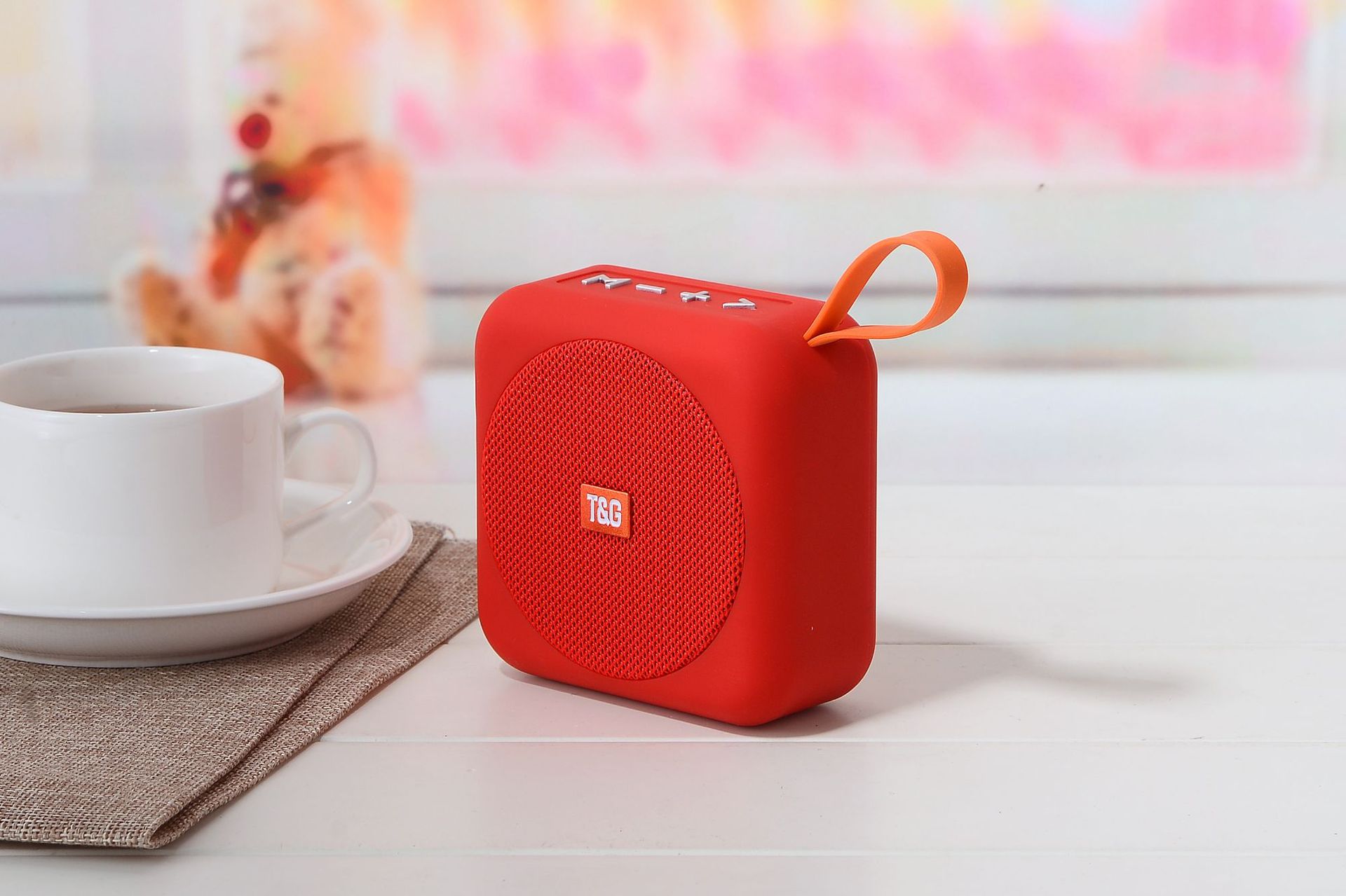 TG505 altavoces Bluetooth cuadrados portátiles al aire libre tela de tela impermeable mini altavoz subwoofer