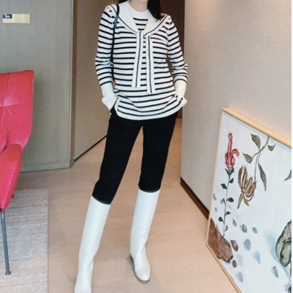 Уменьшение возраста, иностранное дыхание, носить микро-пухлый черный внутренний бархат, чтобы отремонтировать ноги, модный стиль, повседневные тонкие брюки