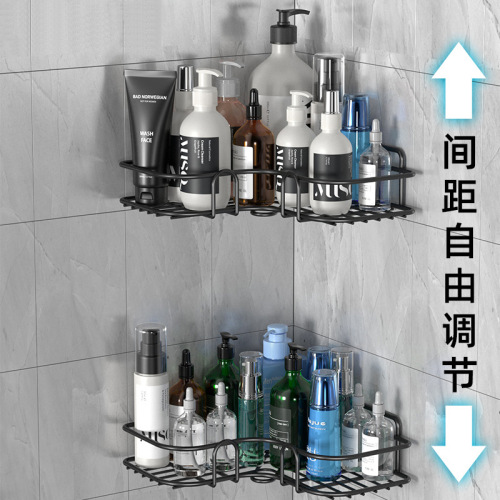 A947 Sanitary Triangle Shelf Wall-Mounted Bathroom Toilet Bathroom No-Drill Wall Hanging Shower Washroom Sink