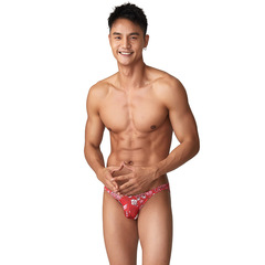 Seobean Triangle Men's Briefs New Arrival Printed Men's Underwear Explosive Comfort Briefs Factory Wholesale