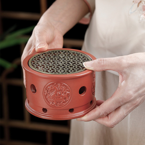 Slow-paced life tea warmer retro style warm tea stove around the stove for tea making atmosphere tea stove warm tea candle heating stove