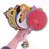 Cartoon fan wholesale summer plastic advertising fan student small gift fan culture propaganda products cool fan