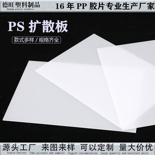 Factory Direct Supply Ps Diffusion Plate Milky White White Led Light Diffusion Plate Downlight Spotlight Panel Light Uniform Light Plate