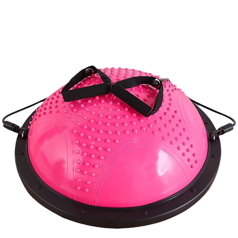Bola de velocidad de onda semicírculo equilibrio Bola de yoga engrosada a prueba de explosiones entrenamiento central Pilates home fitness hemisferio Bobbi Ball
