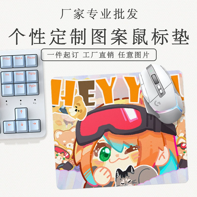Трансграничный мультфильм анимация печать Настольный коврик клавиатура резиновый коврик офисный игровой коврик личность DIY коврик для мыши оптом
