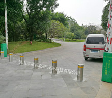 东莞园林宾馆车阻立柱智能伸缩挡杆 成品可升降式警示庄拦止地桩