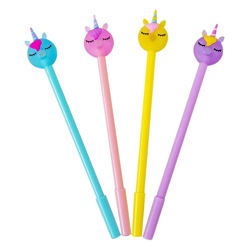 S Cool Donut Unicorn Gel Pen Black 0.5mm Student Creative Gel Pen Prize Gift