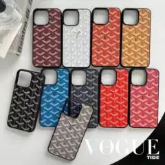 Brand Dog Tooth Pattern iPhone 17 Pro Max Case, Full Coverage Shockproof Case for iPhone 16/15/14, 16 Pro Soft Shell
