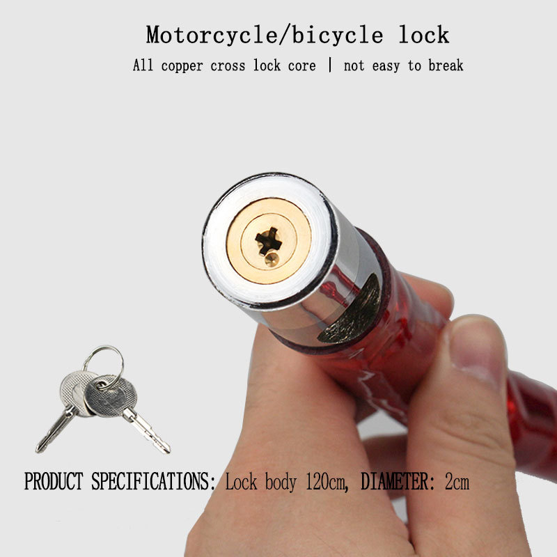 Cerradura articulada cerradura de puerta antirrobo accesorios de motocicleta eléctrica cerradura de cadena de puerta Kirk cerradura de cadena de bicicleta de montaña