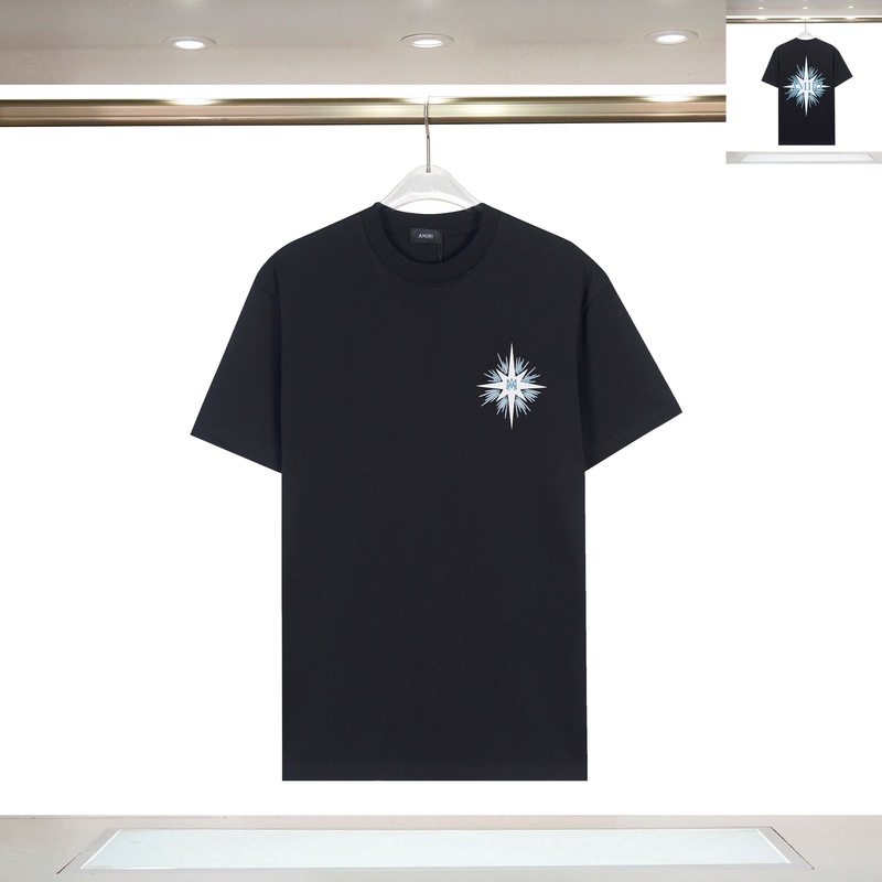 貿易クロスAm新文字クラシックプリント半袖男女同型カップルTシャツiri夏高iri製品タイプ|undefined