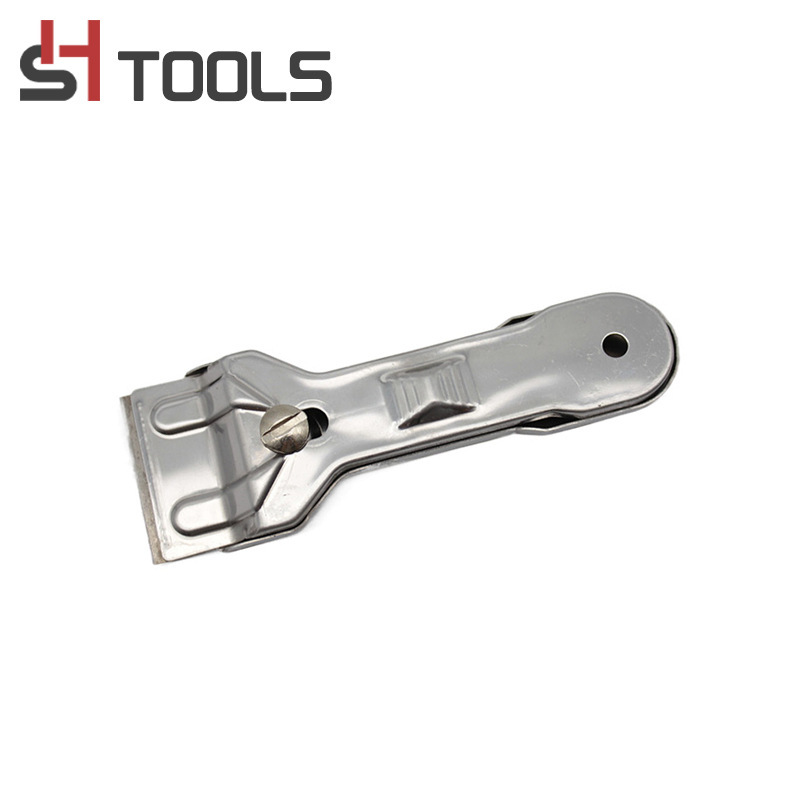 Hand-held metal cleaning scraper beauty seam scraping knife carbon steel blade floor glass cleaning and removing glue scraping tool