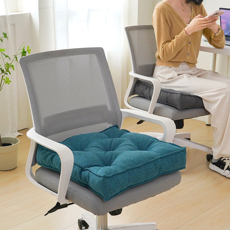 Cross-Border Simple Thickened Solid Color Office Butt Pad Tatami Dormitory Kneeling Meditation Futon Mat Universal for All Seasons Cross-Border Simple Thickened Solid Color Office Butt Pad Tatami Dormitory Kneeling Meditation Futon Mat Universal for All Seasons