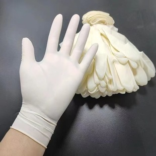 Rubber gloves thickened protective non-slip electronic factory livestock disposable rubber latex gloves wholesale