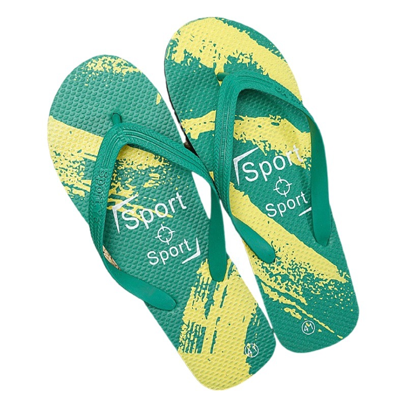 Summer Beach Slippers for Men, Trendy Outer Wear Sandals, Casual Flip-Flops, Non-Slip Flip-Flops, Foreign Trade